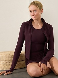 Salutation Crop Jacket | Athleta