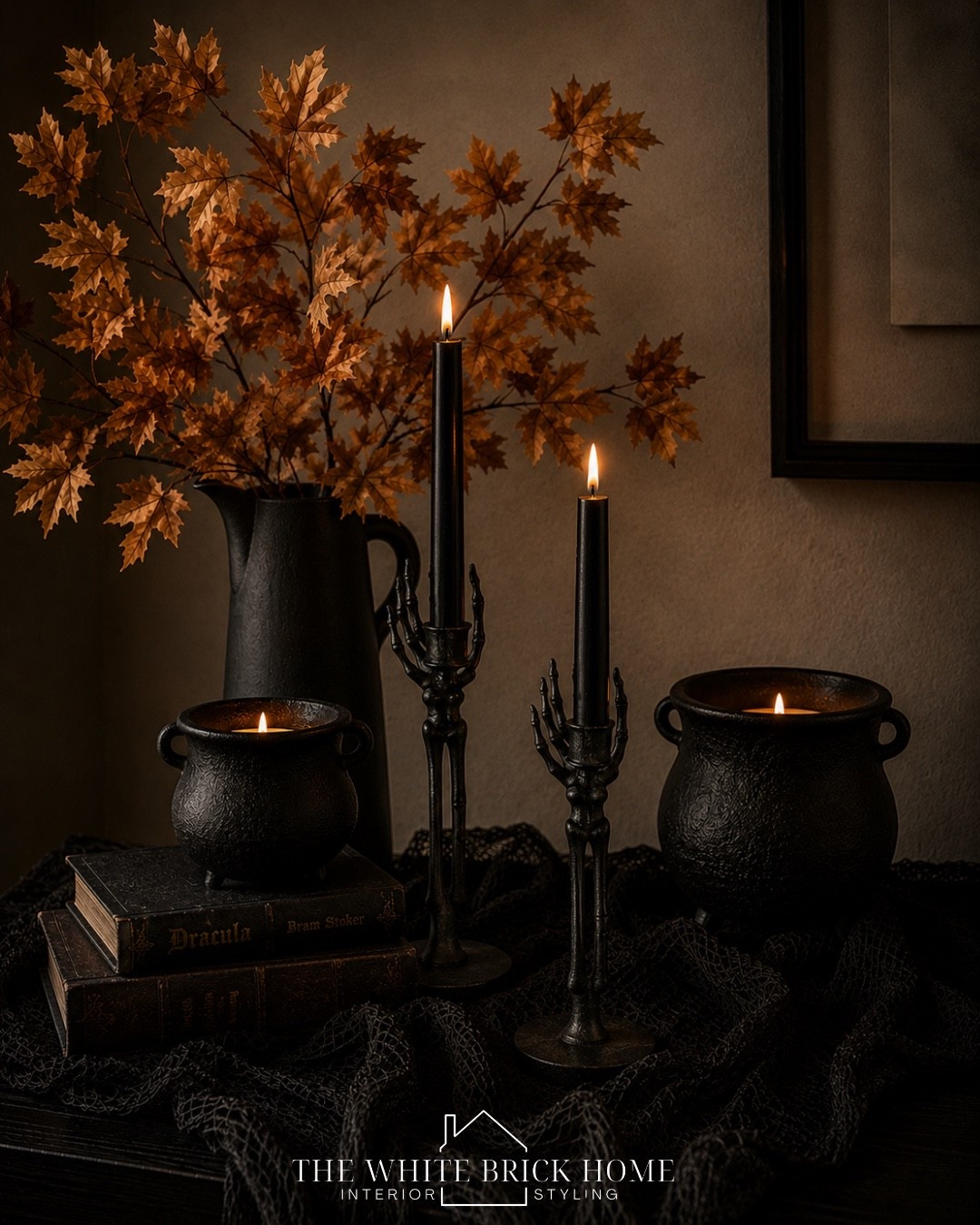 Moody, magical, and effortlessly chic - this layered Halloween vignette brings designer spooky style to any space. 

Halloween, Halloween decor, Halloween ideas, Halloween decorations, fall decor, fall ideas, autumn decor, autumn decor ideas, candles, Halloween candles, Halloween ideas, easy Halloween decor, pottery barn, west elm, Amazon

#LTKSeasonal #LTKHome #LTKdayinmylife