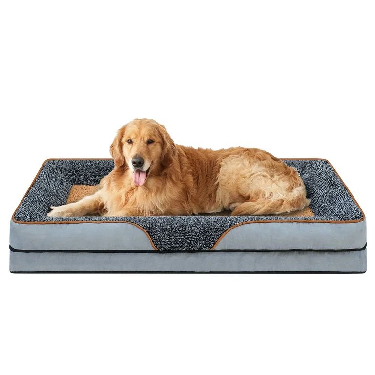 PayUSD Dog Beds for Large Dogs Orthopedic Dog Bed Sofa Large Medium Small, Supportive Egg Crate F... | Walmart (US)