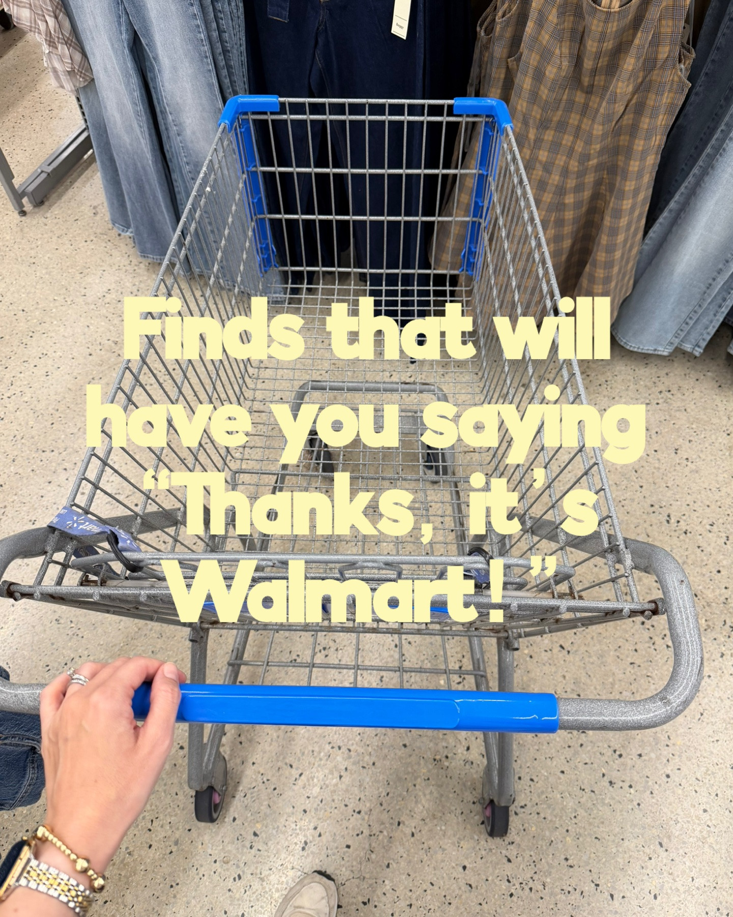 Walmart finds that will have them asking, where’s you get that?! Denim, loungewear, dresses, pajama pants, slippers and the cutest little girls sweaters. #walmartfashion