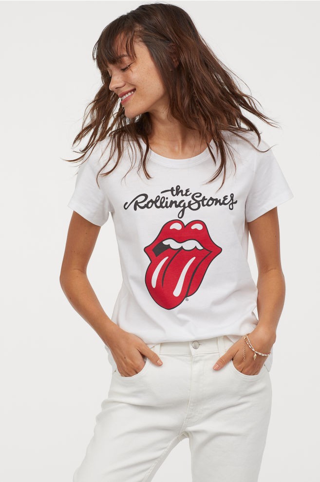 T-shirt with Motif | H&M (US + CA)