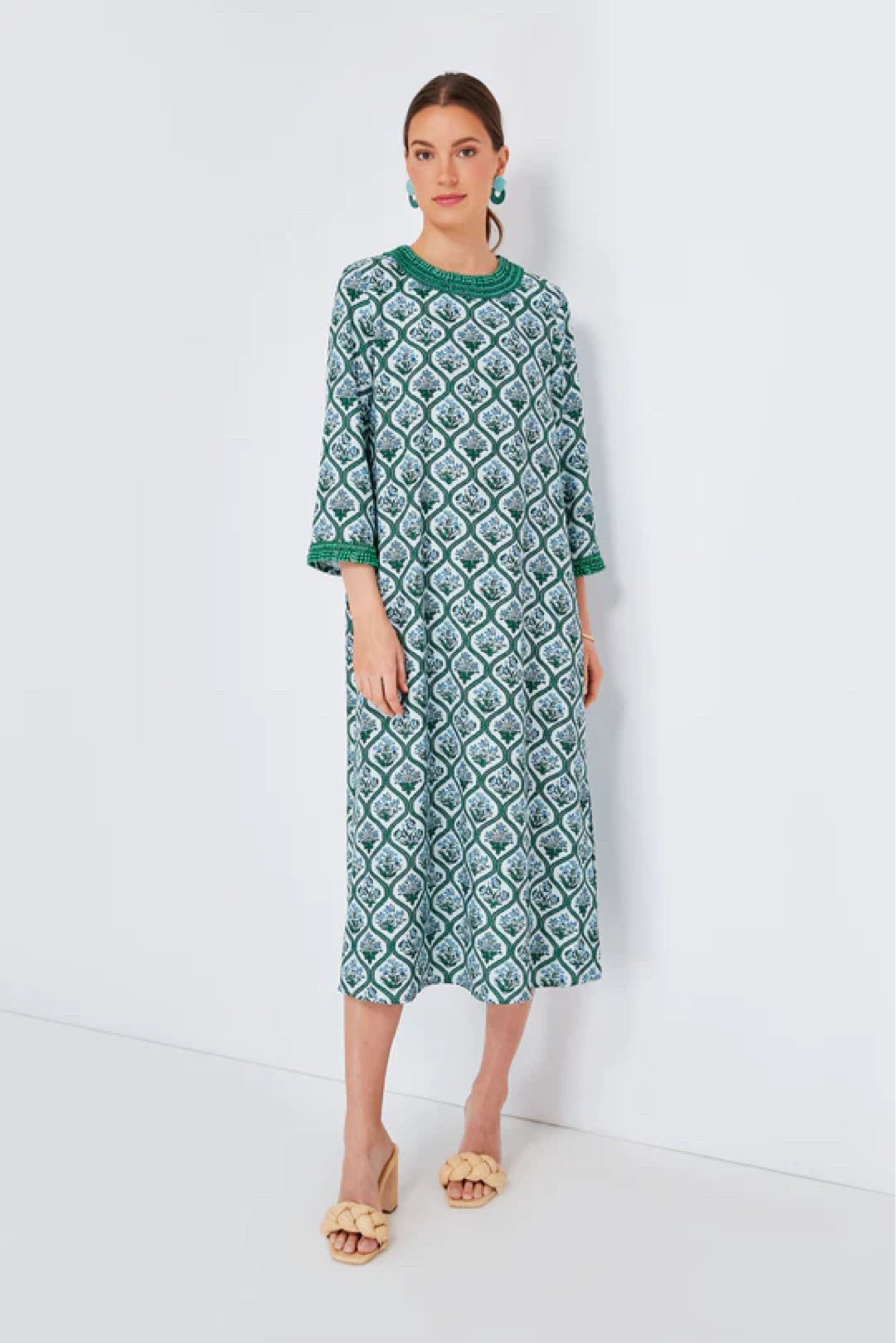 Gorgeous printed dress with beaded details 

#LTKSeasonal #LTKstyletip