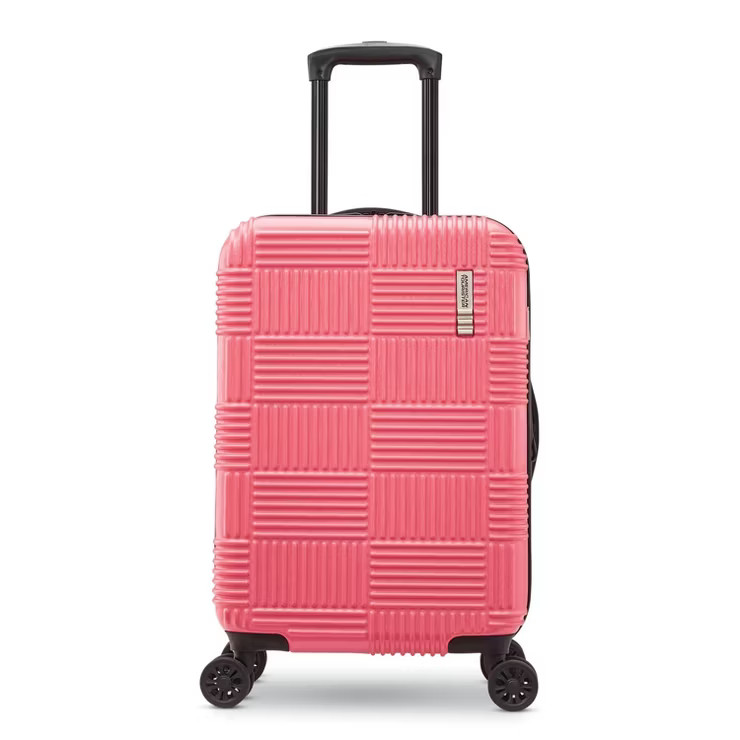 American Tourister NXT Hardside Large Checked Spinner Suitcase | Target