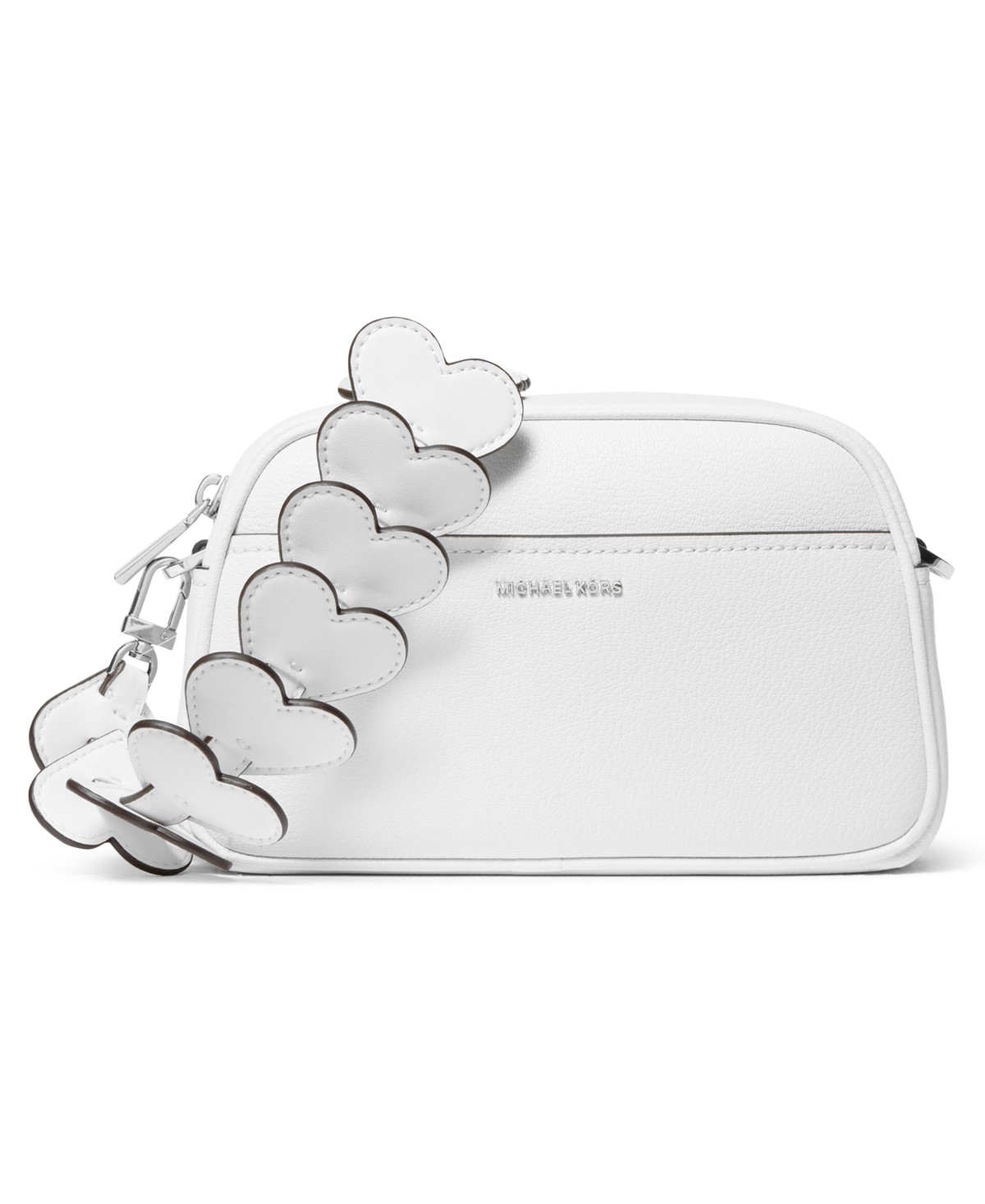 Michael Michael Kors Camera Small Crossbody Bag - Optic White | Macy's