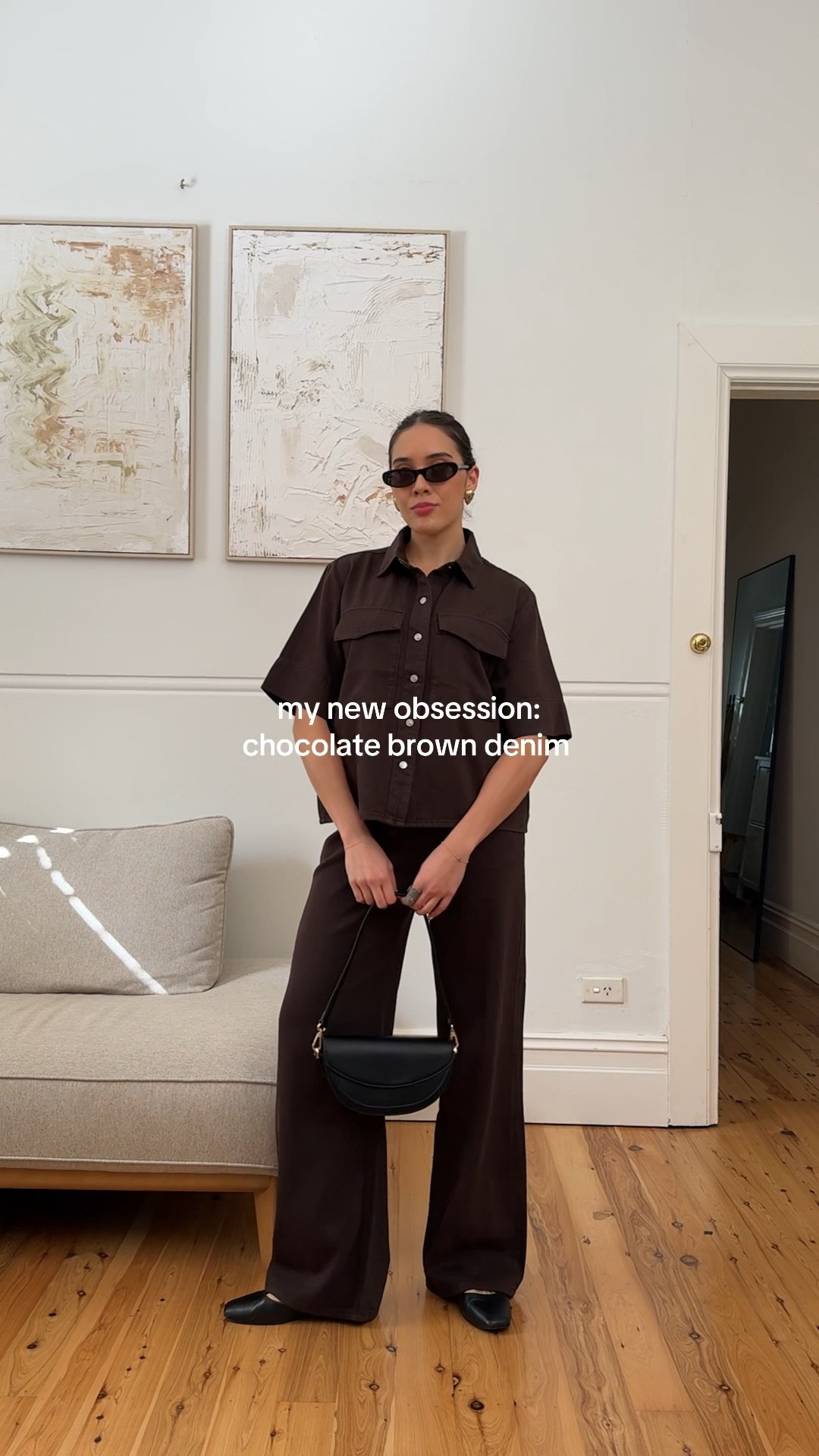 Chocolate brown denim: my favourite set for autumn! 

#LTKaustralia #LTKautumn