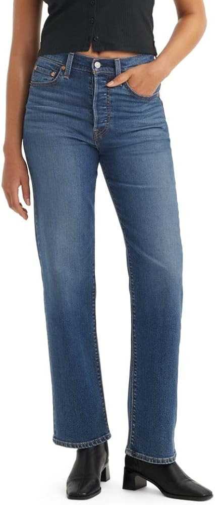 Levi's Women's Ribcage Straight Full Length Jeans | Amazon (US)