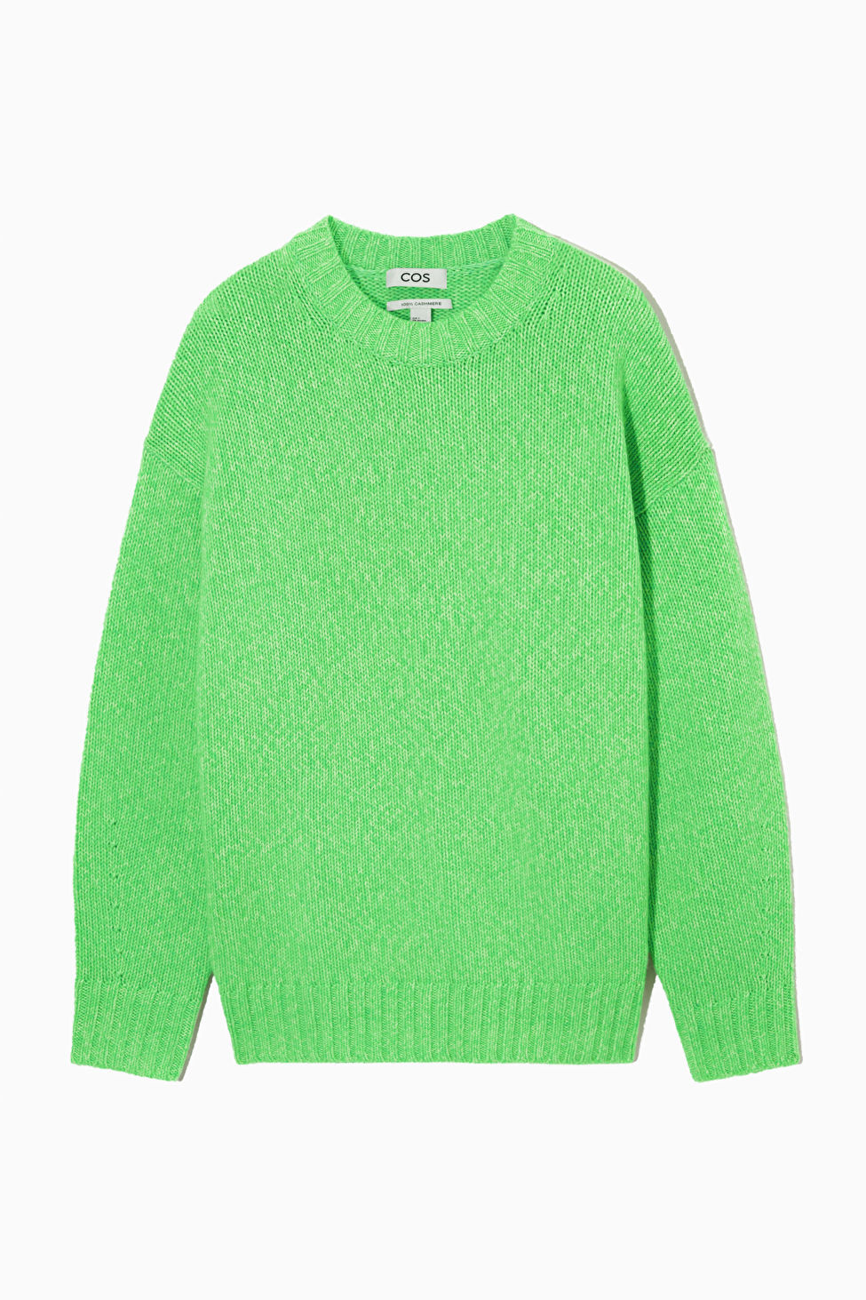 KASCHMIRPULLOVER MIT OVERSIZED-PASSFORM - Grün - Jumpers - COS | COS (EU)