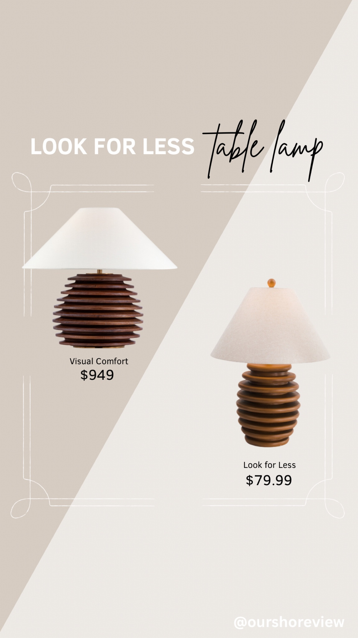 Table lamp, Visual Comfort Crenelle 20" Stacked Table Lamp, ribbed table lamp, unique table lamp, brown table lampp

#LTKSaleAlert #LTKFindsUnder100 #LTKHome
