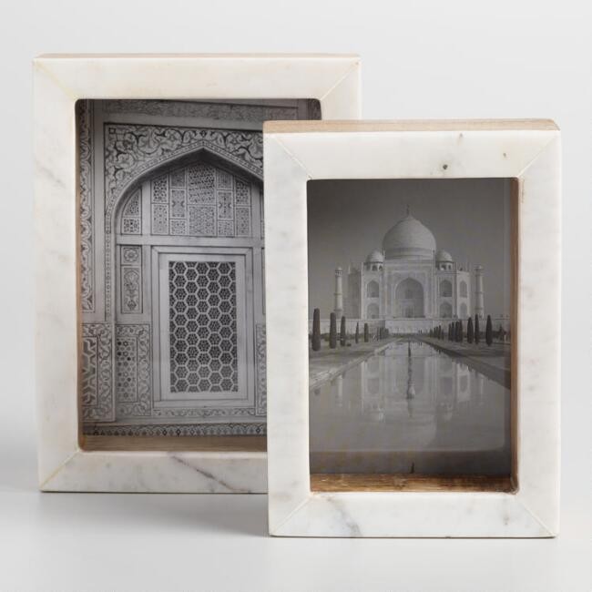 White Marble Standing Frame | World Market