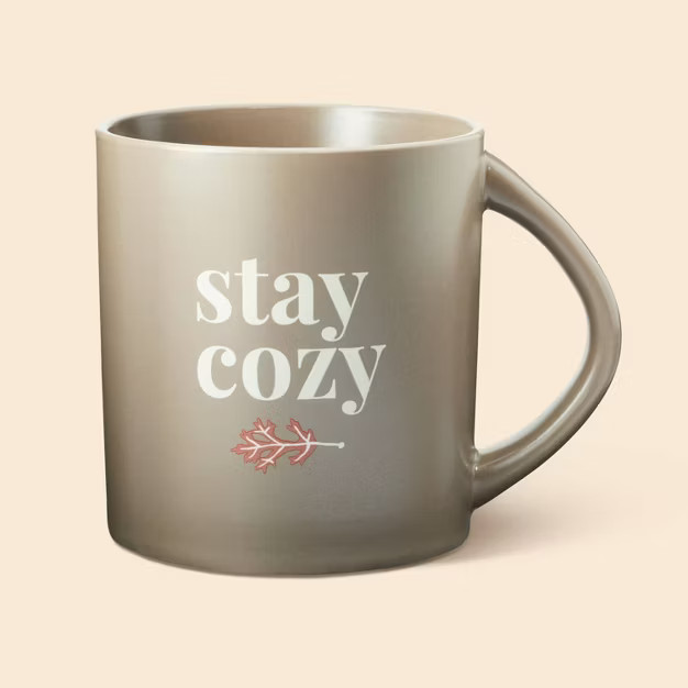 16oz Stoneware Stay Cozy Mug - Spritz™ | Target