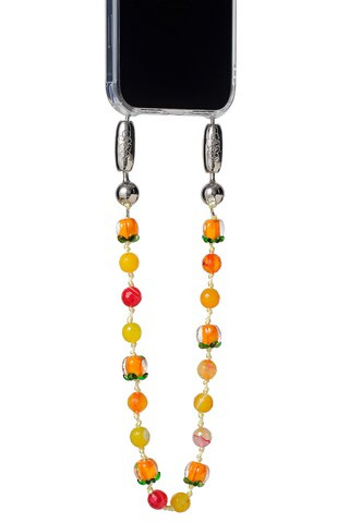 Ossa Gem Mini Wristlet in Orange | FWRD 