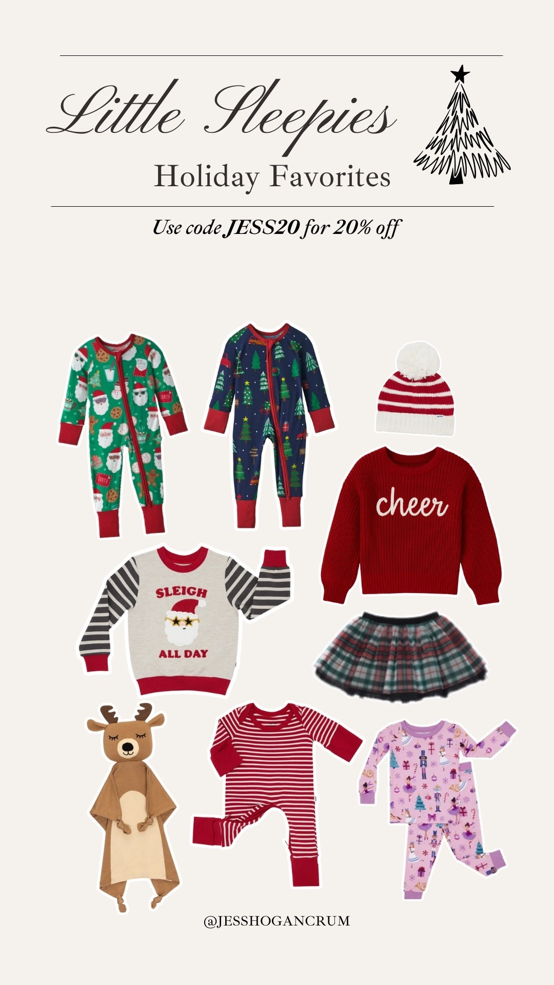 #LittleSleepiesPartner feeling the holiday magic extra this year 🥹✨ the kids love when they get the chance to wear matching holiday jammies and their little outfits! @littlesleepies were actually the first PJs I ever bought for the girls, and now getting to put Brody in them just feels so full-circle. 😭🤍

the softest fabric, the cutest prints… making these moments feel even sweeter. get 20% off holiday pieces with code JESS20 (expires 12/15)

little girls, sisters, matching, holiday, christmas, toddler outfit inspo, toddler fashion, christmas eve outfit, bamboo pjs, christmas pajamas 

#LTKSeasonal #LTKKids #LTKHoliday