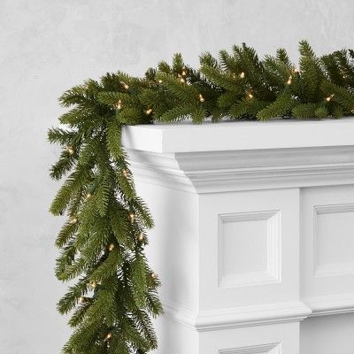 Real Feel™ Kennedy Fir Faux Garland, 9' | Williams Sonoma | Williams-Sonoma