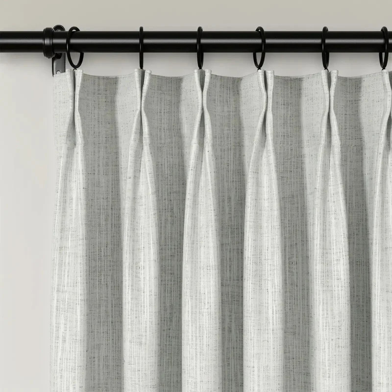 Lydia Drizzle Jacquard Curtain Pleated - Serie E | TWOPAGES