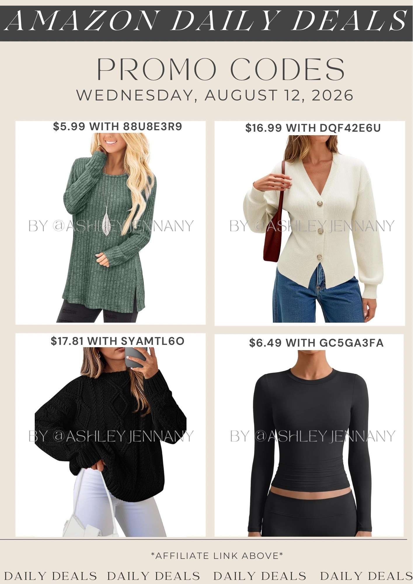 Amazon deals

#LTKSaleAlert #LTKMidsize #LTKSeasonal