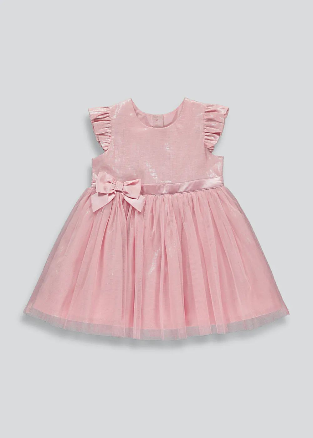 Girls Pink Short Sleeve Occasion Dress (9mths-6yrs) – Pink | Matalan (UK)