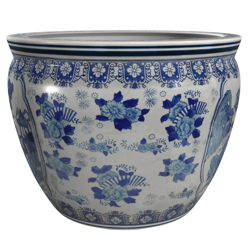 Lark Manor™ Prunty Chinese Porcelain Pot Planter & Reviews | Wayfair | Wayfair North America