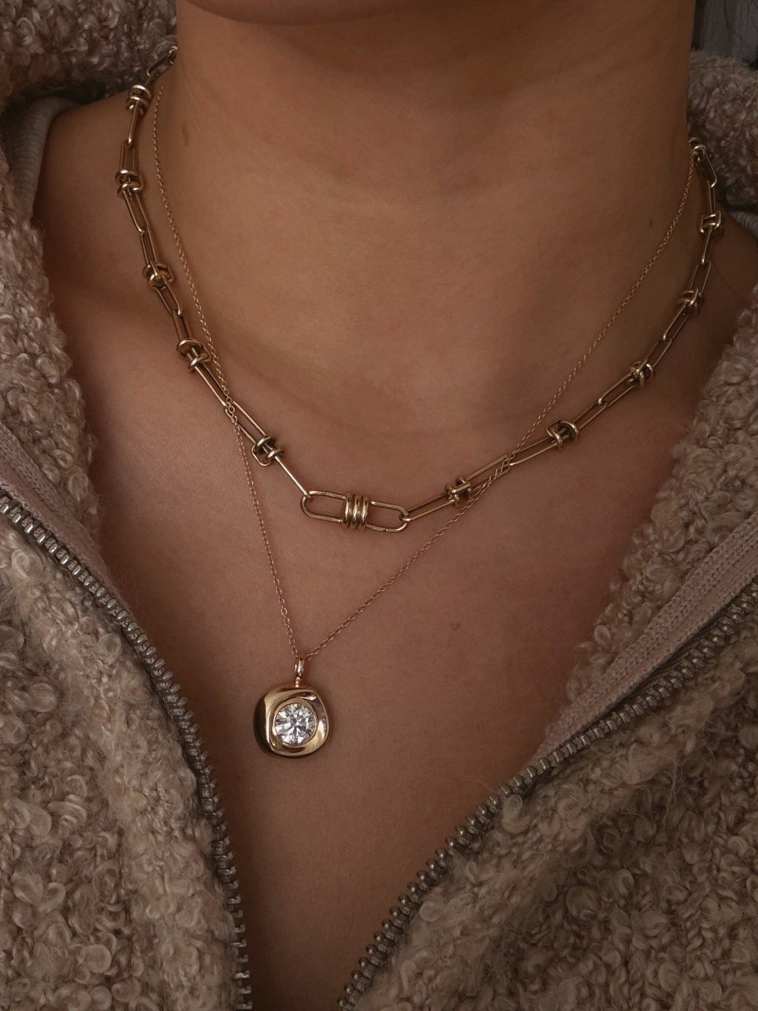 My everyday necklace stack! 

Diamond necklace, 14k gold necklace, fine jewelry, dainty jewelry 

#LTKdayinmylife #LTKootd #LTKSeasonal