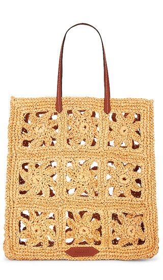 The Stella Crochet Tote in Natural | Revolve Clothing (Global)