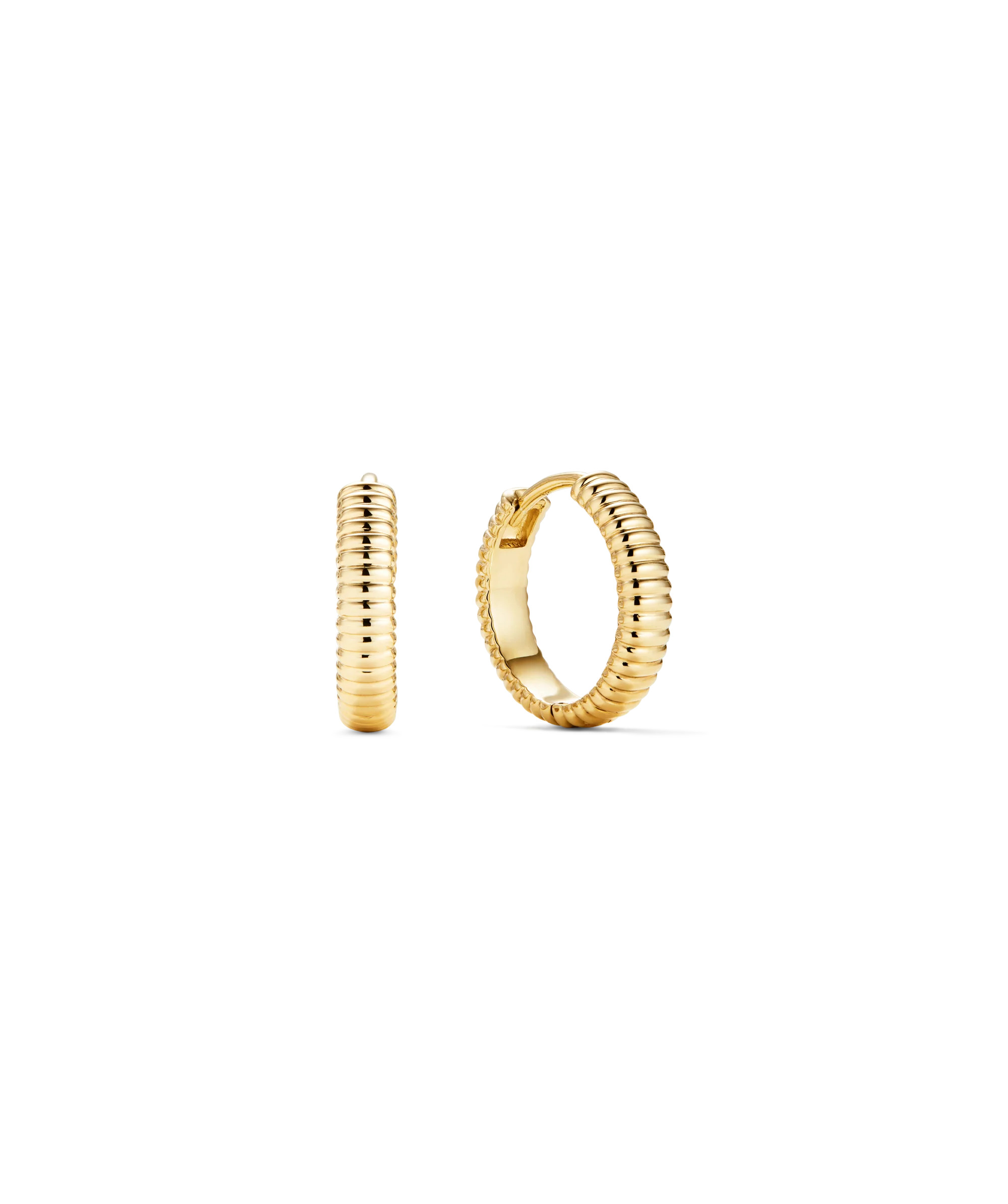 Charlotte Textured Hoops | Mejuri Fine Crew