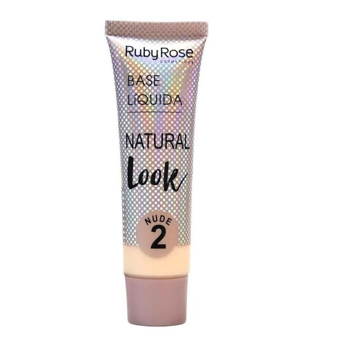 Base Líquida Ruby Rose Natural Look Nude 2 29ml | Americanas (BR)