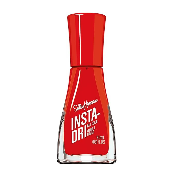 Sally Hansen Insta-Dri® Nail Polish - Color Collision Collection, Augmented Red-ality - 0.31 fl ... | Amazon (US)