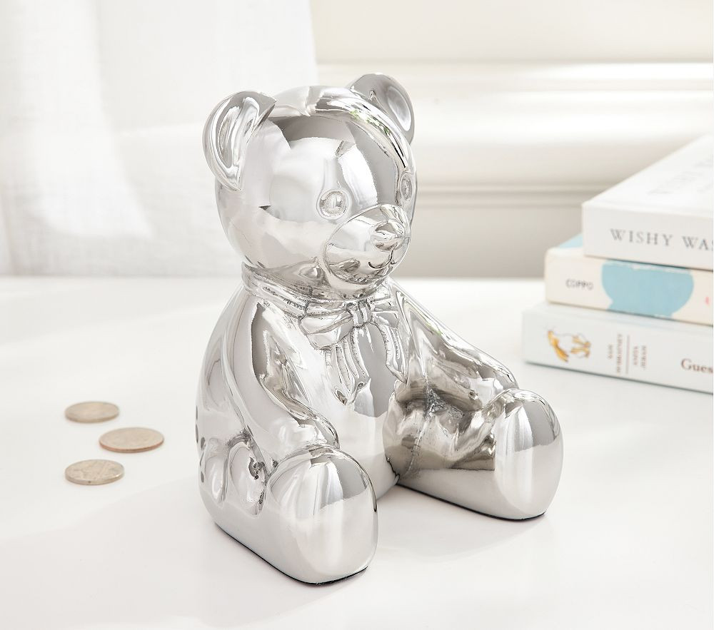 Keepsake Teddy Bear Bank | Pottery Barn Kids