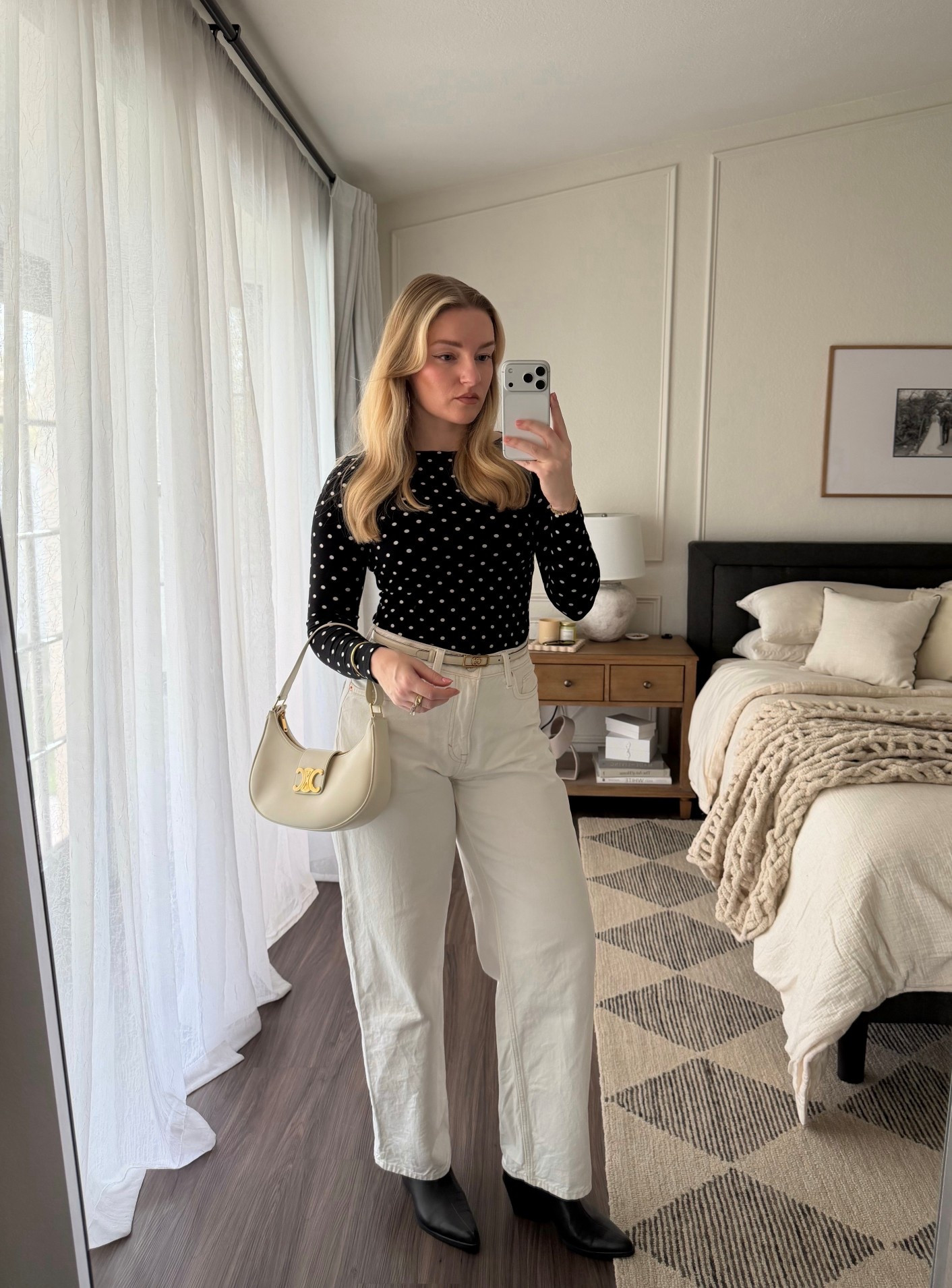 Polka dot top for spring!

#LTKootd #LTKgrwm