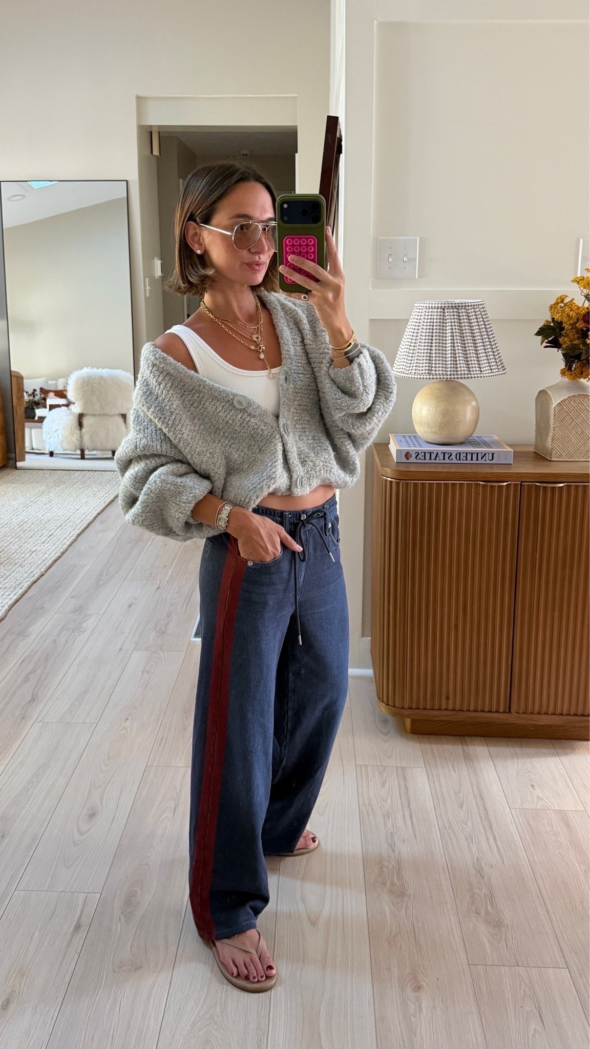 XS in sweatpant jeans! I had them hemmed. Abercrombie also makes a sweatpant jean that I’ve heard good things about!

Cardigan is old American Vintage (Zolly cardigan)- linked some alternatives but over the years I’ve never been able to find something super similar!

#LTKdayinmylife #LTKgrwm #LTKootd
