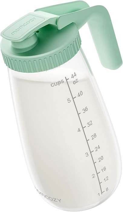 Momcozy Glass Breast Milk Pitcher, Formula Breastmilk Storage Container, Heat & Cold Resistant, N... | Amazon (US)