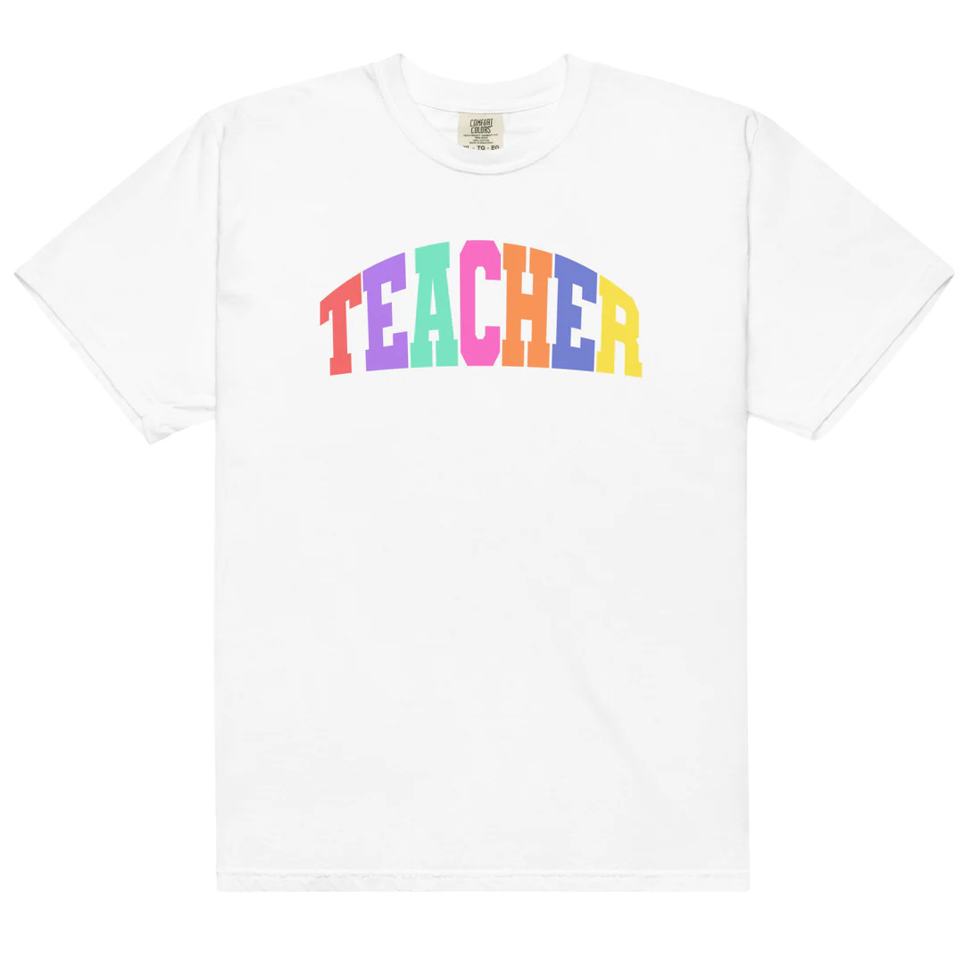 'Teacher Block' T-Shirt | United Monograms