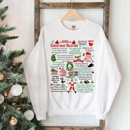 Christmas Vacation Sweat. Christmas Season Sweat. Retro Christmas Tree Sweater. Merry Grincmas Sweat Unisex Comfort Sweatshirt Color: White Size: 4XL | Walmart (US)