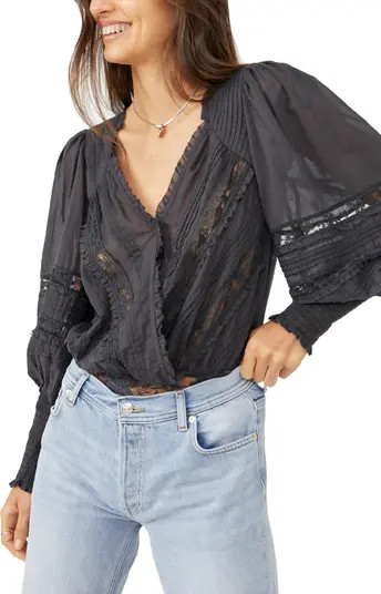 Free People The Eloise Smocked Bodysuit | Nordstrom | Nordstrom