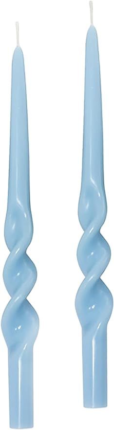 9.5 Inch Handmade Spiral Candles- Dripless Twisted Taper Candle for Holiday Wedding Party Home Di... | Amazon (US)