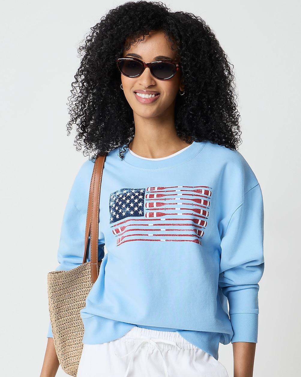 Oar flag graphic sweatshirt | J.Crew Factory