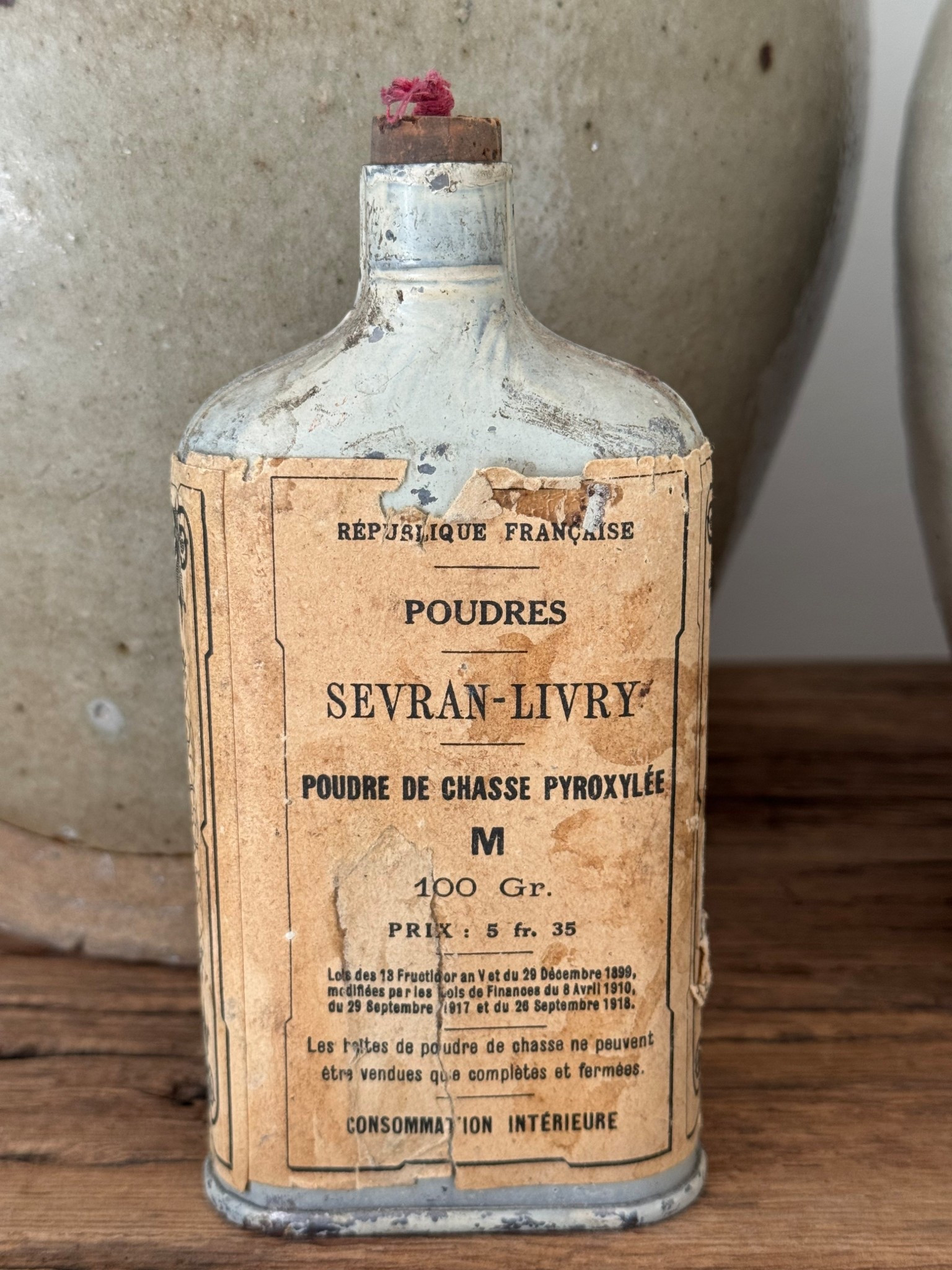 A small piece with a lot of history.

Antique French powder tin from Sevran-Livry, early 1900s — original label intact with the most beautiful wear over time.

It reads almost like an apothecary vessel, but carries a much more industrial past.

Available now on my Etsy.


#LTKHome