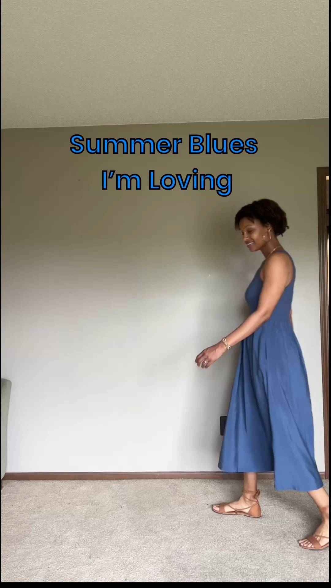 I have the summer blues. I have been enjoying this shade of blue and it works so well with these summer dresses and joggers.

#LTKootd #LTKOver40 #LTKTall