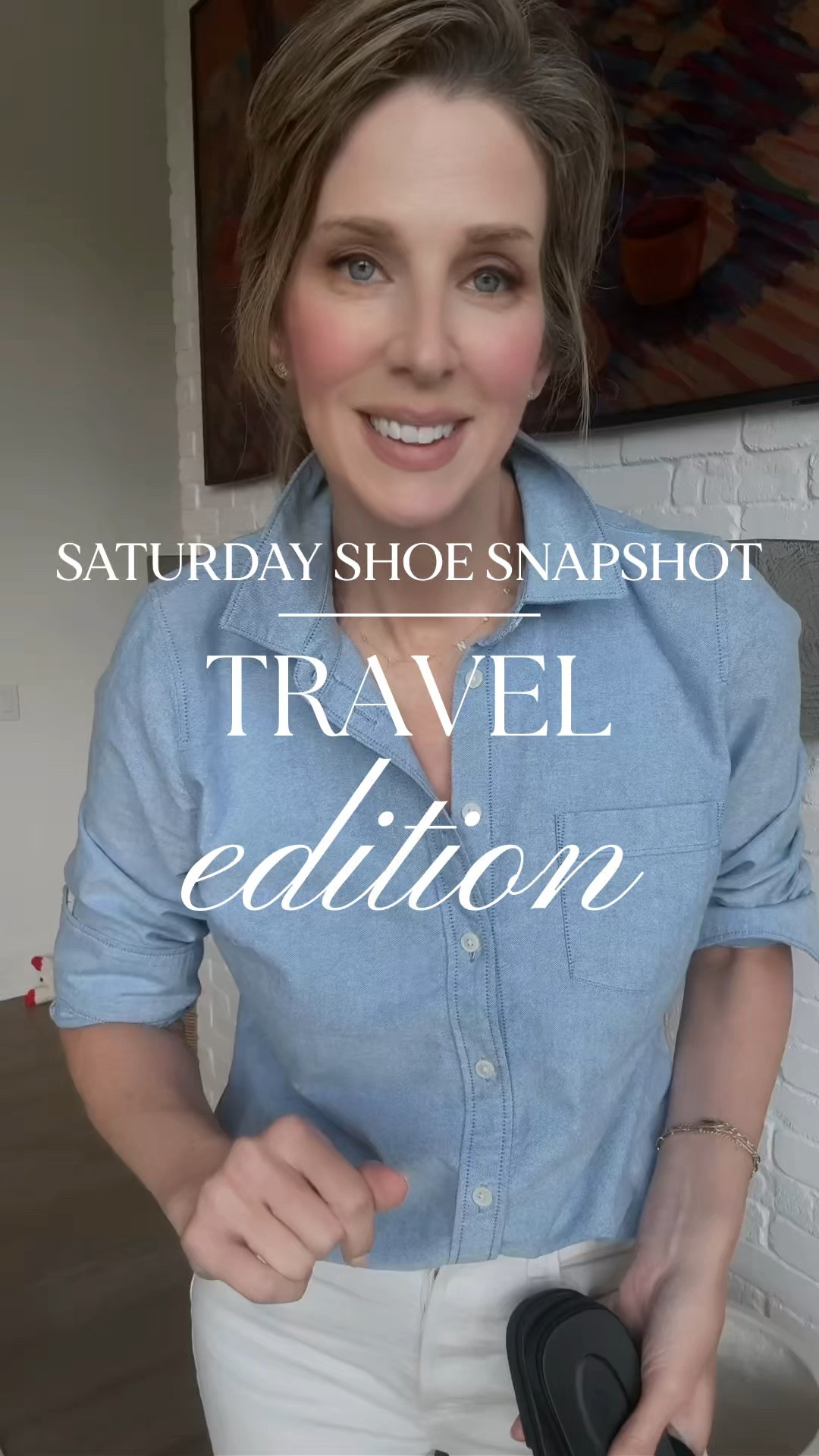 Welcome to my Saturday Shoe Snapshop. 

This week I’m focusing on a great travel sandal. 

I’ve walked all over Europe, NYC and Vegas wearing this slide sandal.  

It’s also a great pool sandal.  It can get wet and there’s no issue.  

Dressed up or down, this versatile, lightweight sandal is a go-to.  Slim when stacked for packing and takes up very little room in your luggage.

#LTKOver40 #LTKTravel #LTKSaleAlert