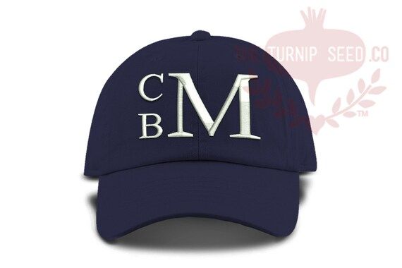 TODDLER Stacked Boy's Serif Monogram Baseball Cap  Low - Etsy | Etsy (US)