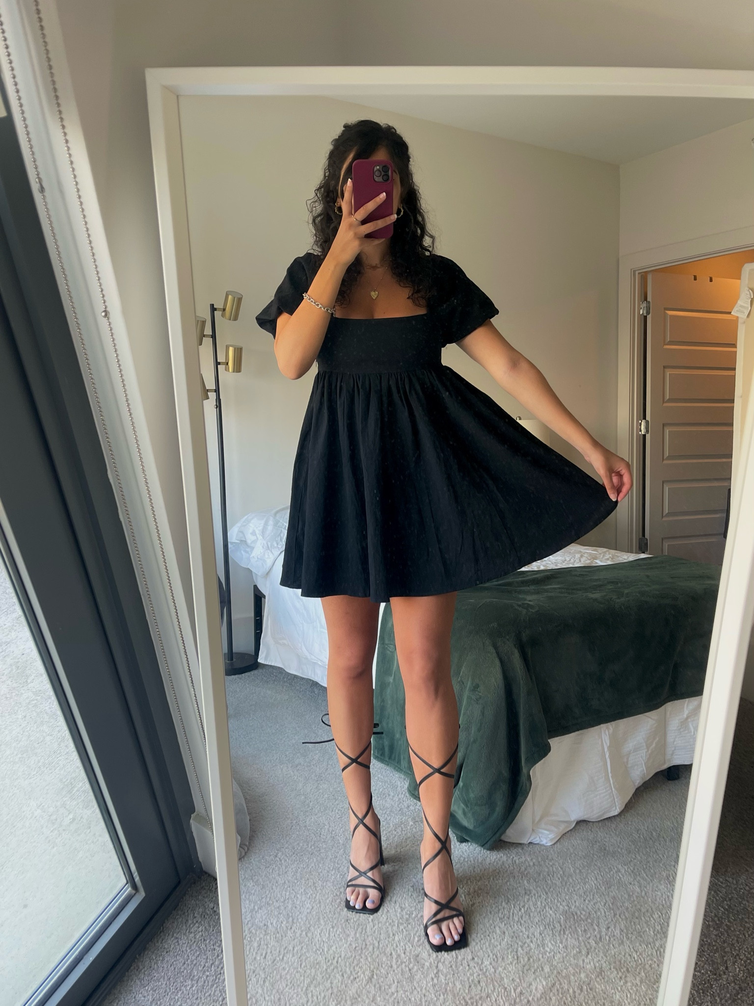 free people violet mini dress black Free People Violet Mini Dress – Aqua Bay Swim Co