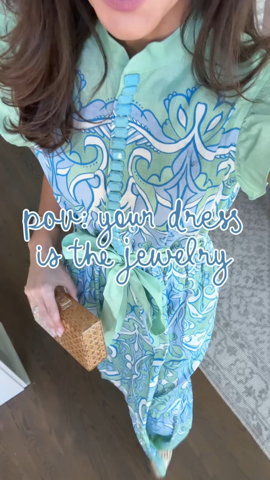 A resort dress that not only feels light and airy but also captures palm beach style with jewel details 💎

✨comment SHOP✨ for details on this beautiful new resort dress that has an understated glam factor 💙💚

#grandmillennialstyle #palmbeachchic #resortdress #vacationootd #southernstyle