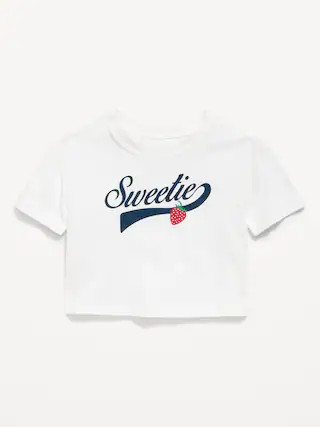 Short-Sleeve Boxy Graphic T-Shirt for Toddler Girls | Old Navy (US)