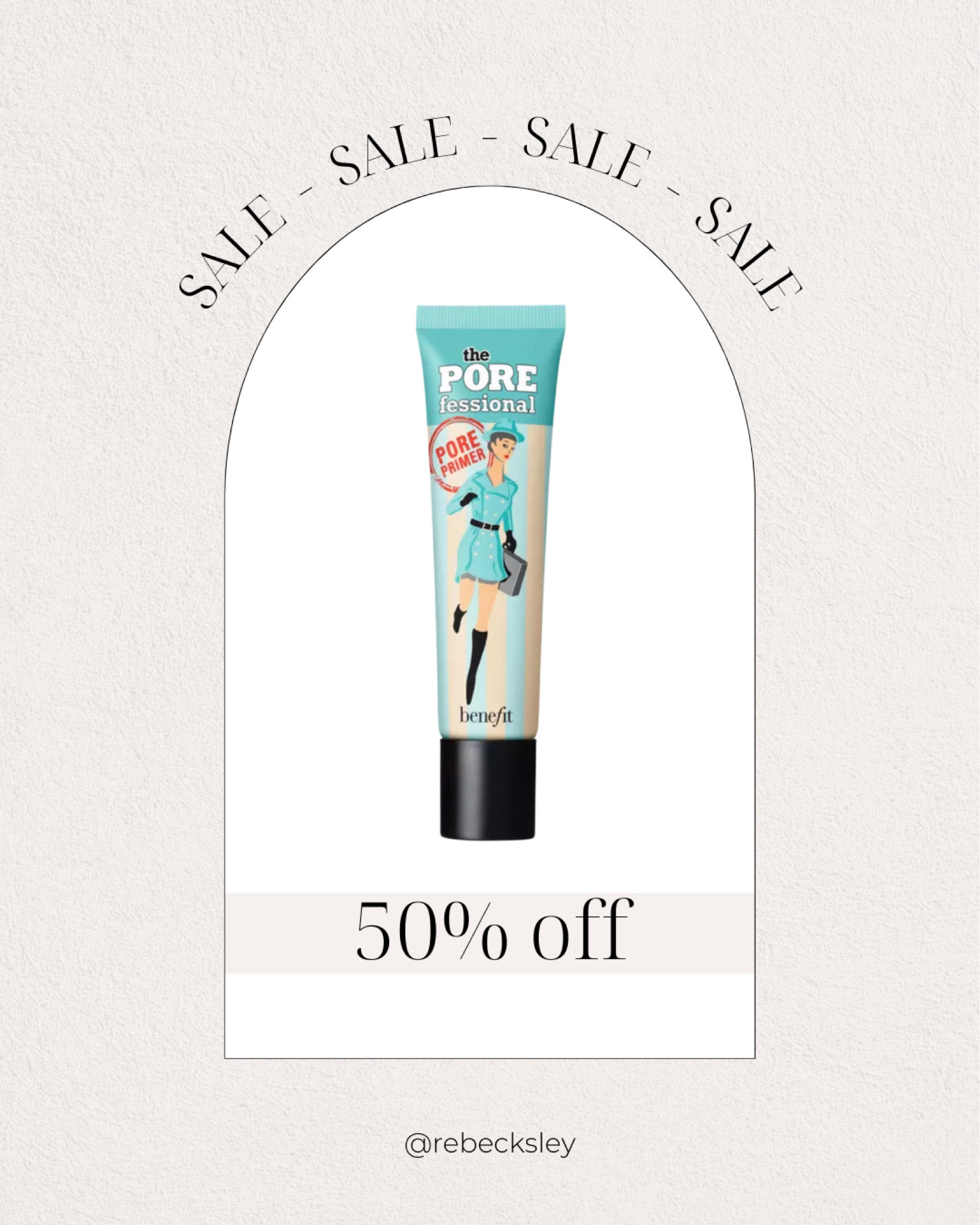 Benefit Cosmetics Porefessional face primer on sale for one day only!


Ulta Semi Annual Sale makeup find, face primer, smoothing primer

#LTKbeauty #LTKsalealert #LTKfindsunder50