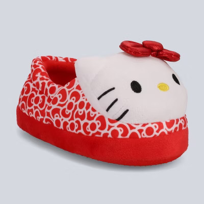 Toddler Hello Kitty® by Sanrio® Slide Slippers – Red 5T-6T | Target