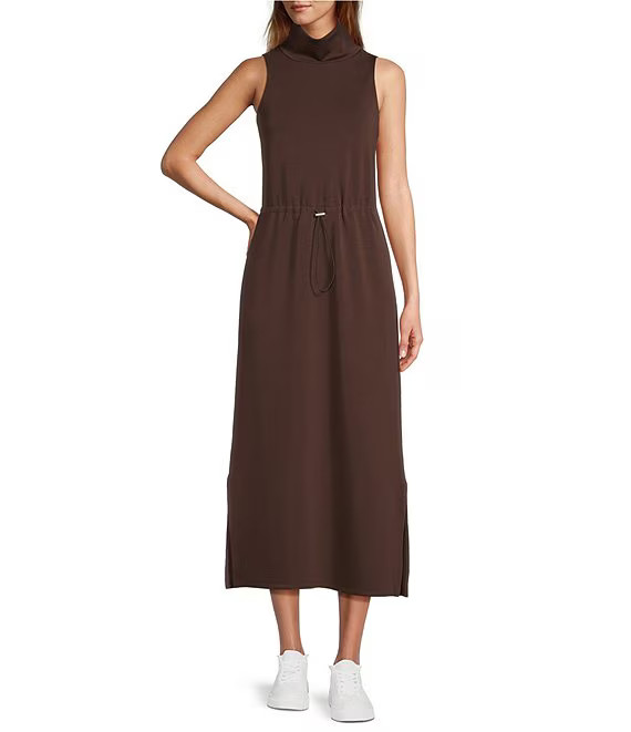 Antonio Melani Lyocell Sleeveless Mock Neckline Midi Dress | Dillard's | Dillard's