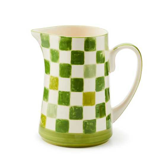 Green Check Pitcher | MacKenzie-Childs