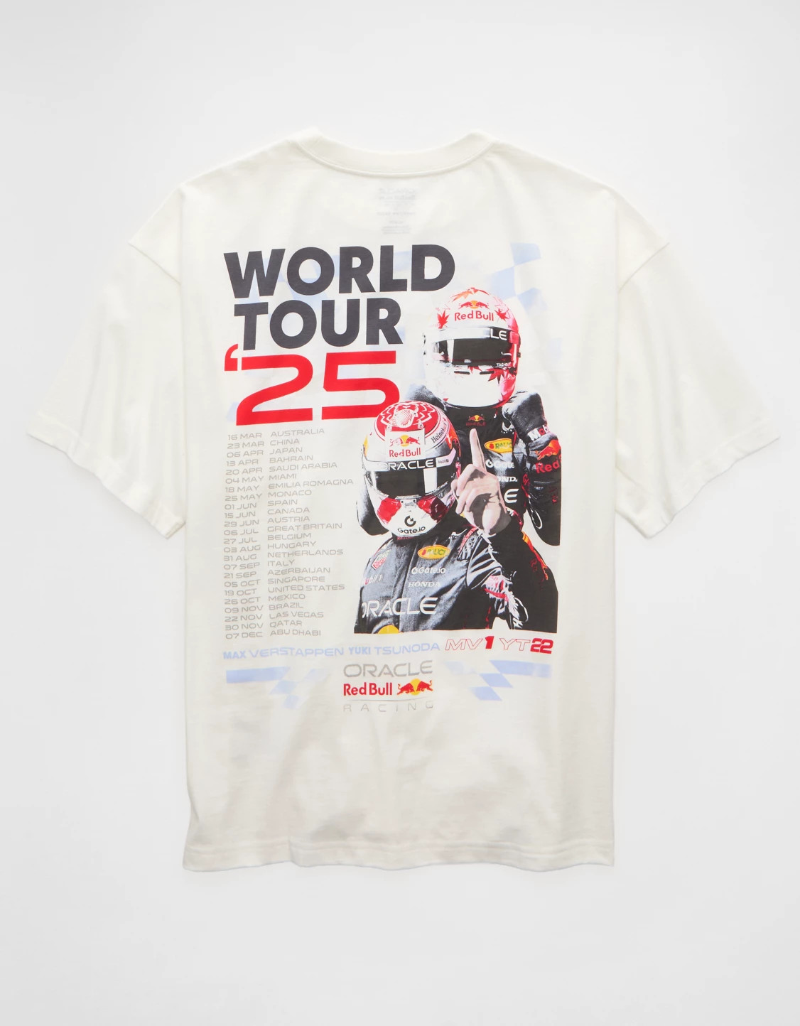 Oracle Red Bull Racing x AE Boxy Graphic T-Shirt | American Eagle Outfitters (US & CA)