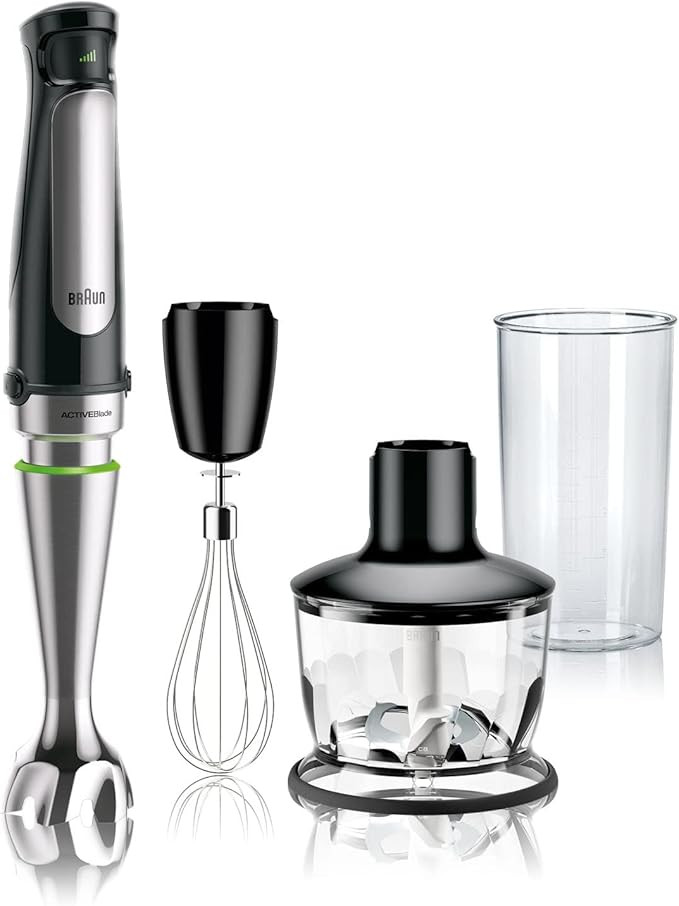 Braun MultiQuick 7 3-in-1 Immersion Hand Blender with Variable Speed and Patented Technology - In... | Amazon (US)