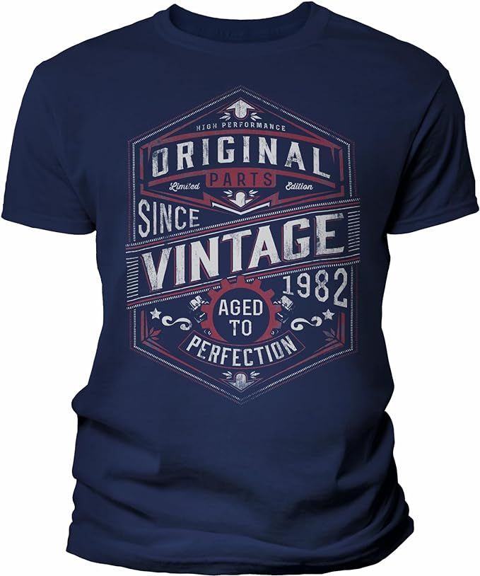41st Birthday Shirt for Men Gift - Vintage 1982 Aged to Perfection - Gear-41st Birthday Gift | Amazon (US)