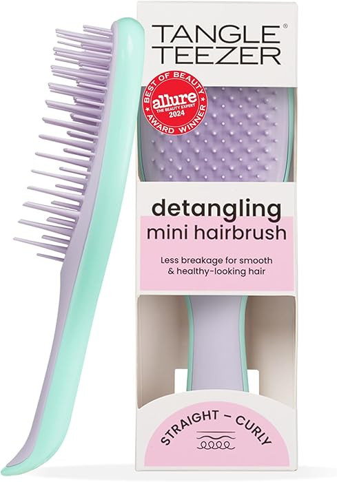 Tangle Teezer Ultimate Detangler Brush, Eliminates Knots & Reduces Breakage, Travel-Size Mini Hai... | Amazon (US)
